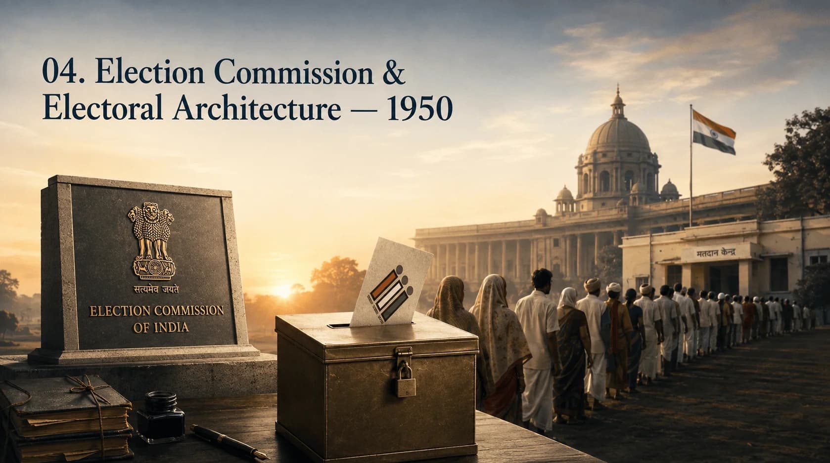 Election Commission & Electoral Architecture — 1950